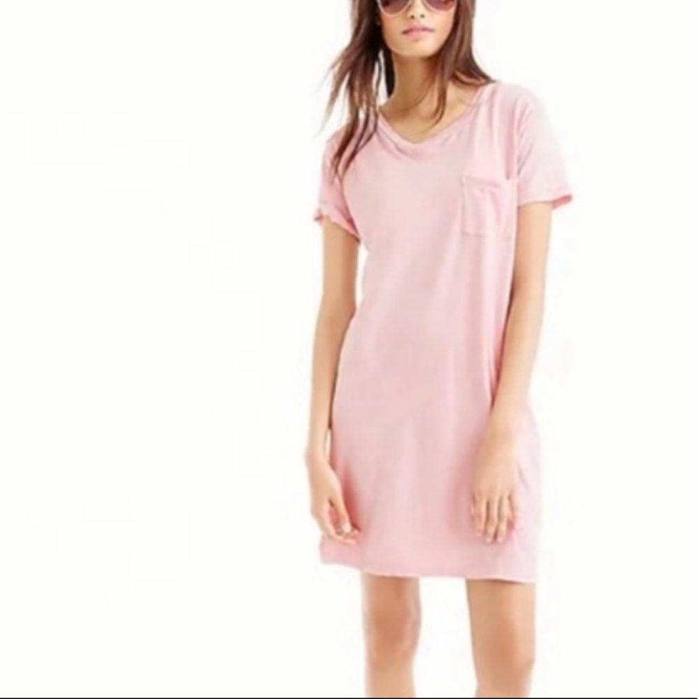 JCrew Garment Dyed Tshirt Dress